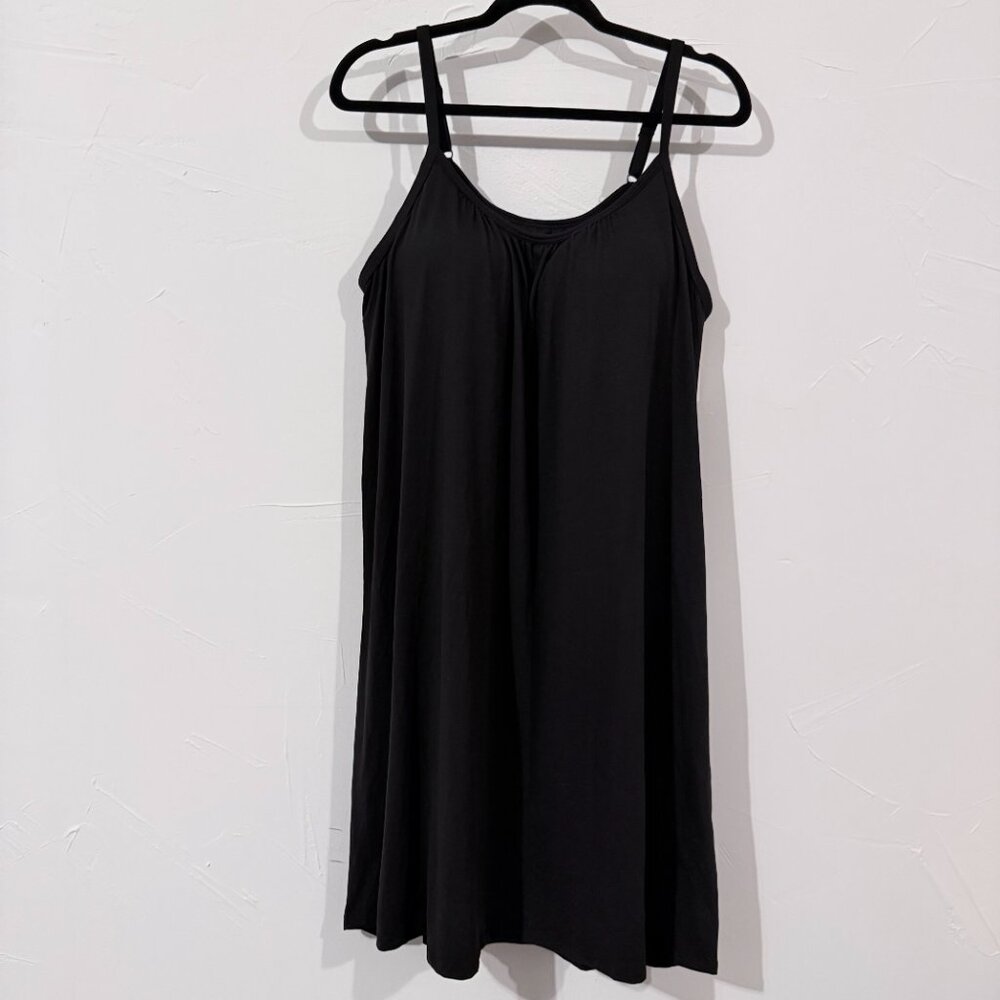 32° Cool Black Sleeveless Dress XXL, Stretchy with built in cups